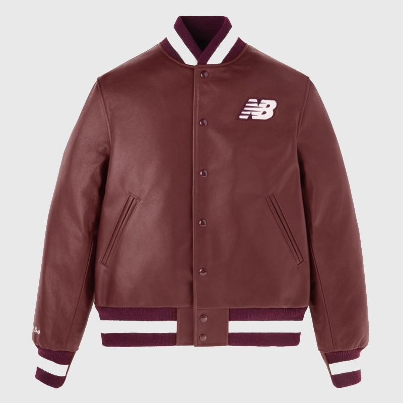 Coco Gauff × New Balance 2025 US Open Leather Jacket: Unique Product Description