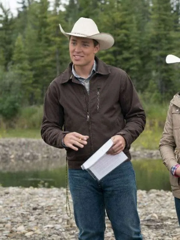 Eric Gustafsson Heartland Brown Cotton Jacket