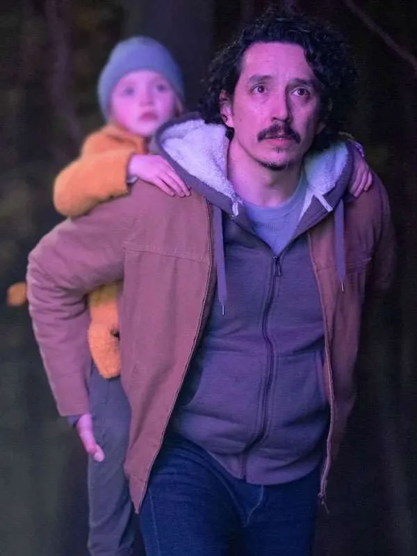 Gabriel-Luna-The-Astronaut-Mark-Walker-Brown-Cotton-Jacket