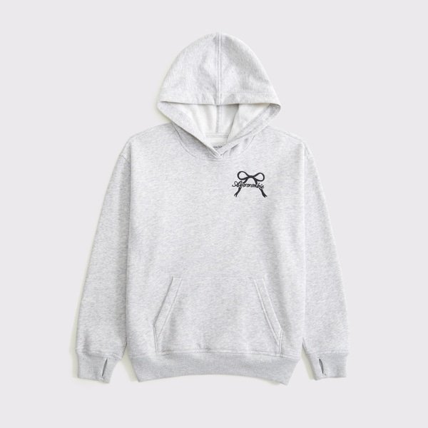legging-friendly graphic logo popover hoodie