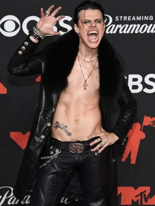 MTV-Video-Music-Awards-2025-Yungblud-Black-Leather-Coat