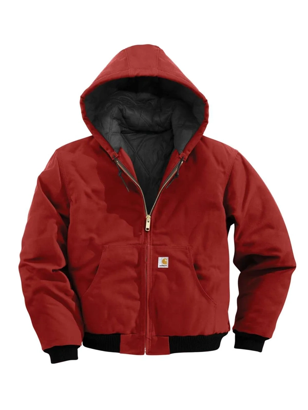 Carhartt Iron Forge Red Hoodie Jacket