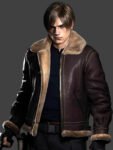 Resident-Evil-4-2023-Leon-S.-Kennedy-Brown-Leather-Jacket