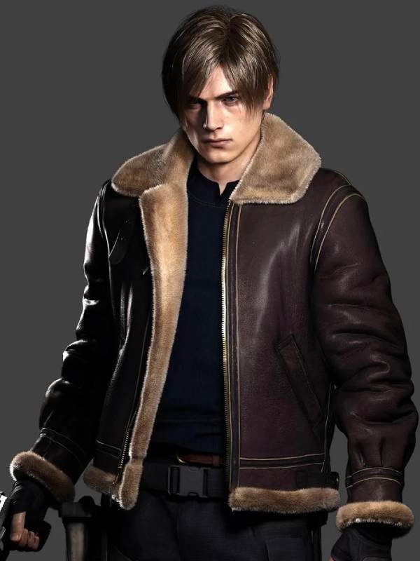 Leon Kennedy R.P.D. Tactical Leather Jacket – Resident Evil 4 Edition