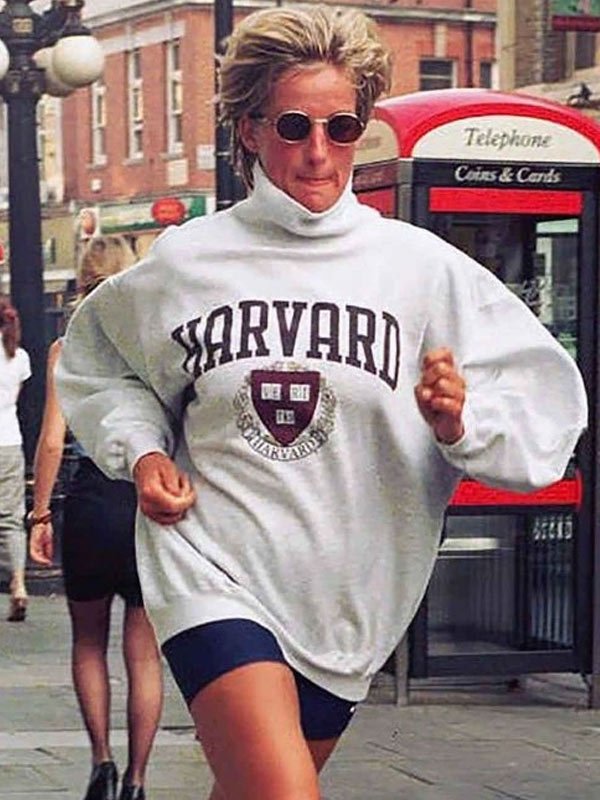 Royal Scholar: Princess Diana Harvard Crewneck Sweatshirt