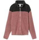 VICTORIA'S SECRET PINK Mauve & Black Sherpa Jacket -tfj