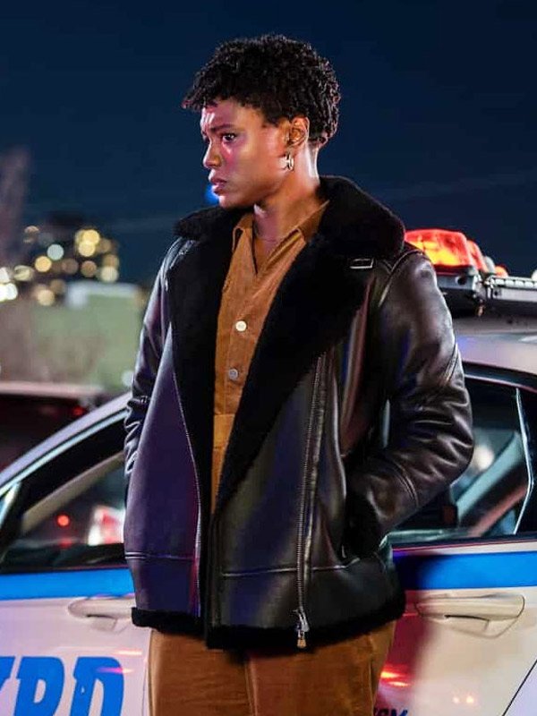 Katherine-Renee-Kane-FBI-Series-S06-Tiffany-Wallace-Black-Shearling-Leather-Jacket