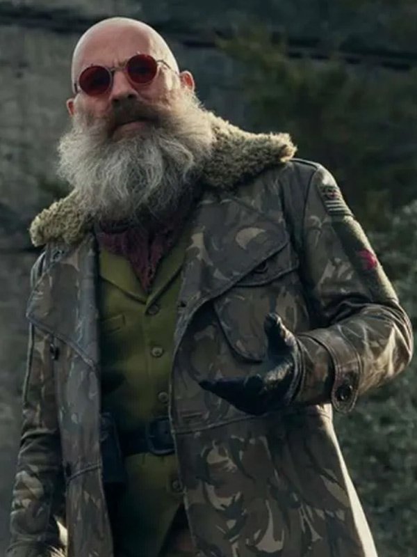 General Abbot Arctic Shearling Trench Coat